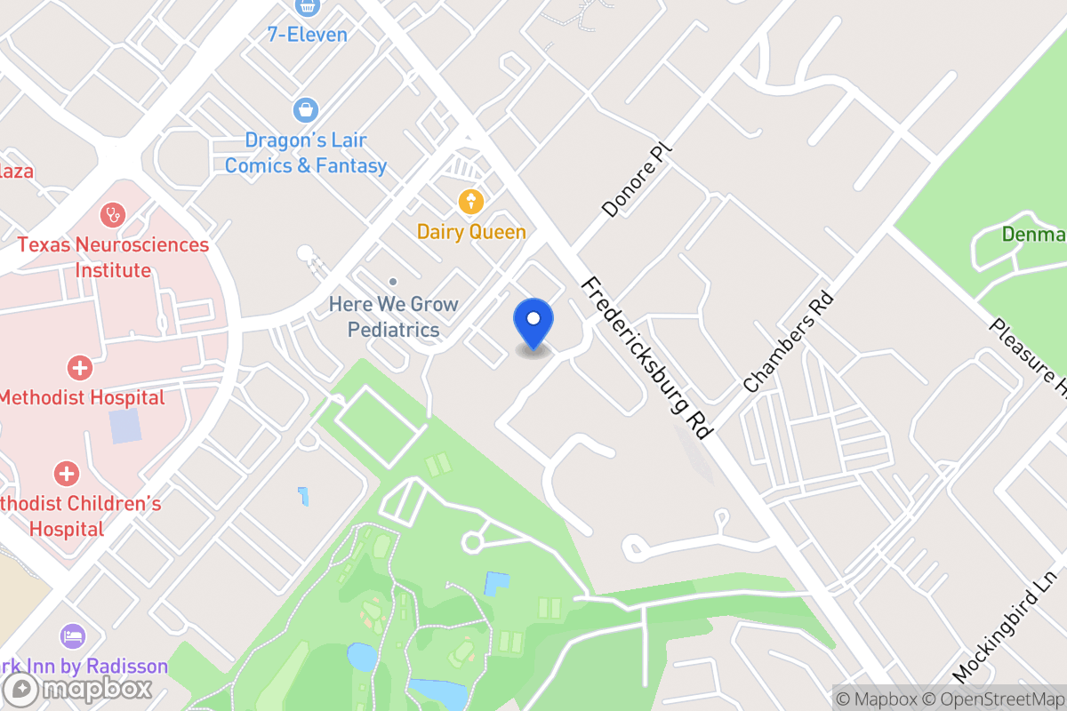Map of 4119  Cliff Oaks St
