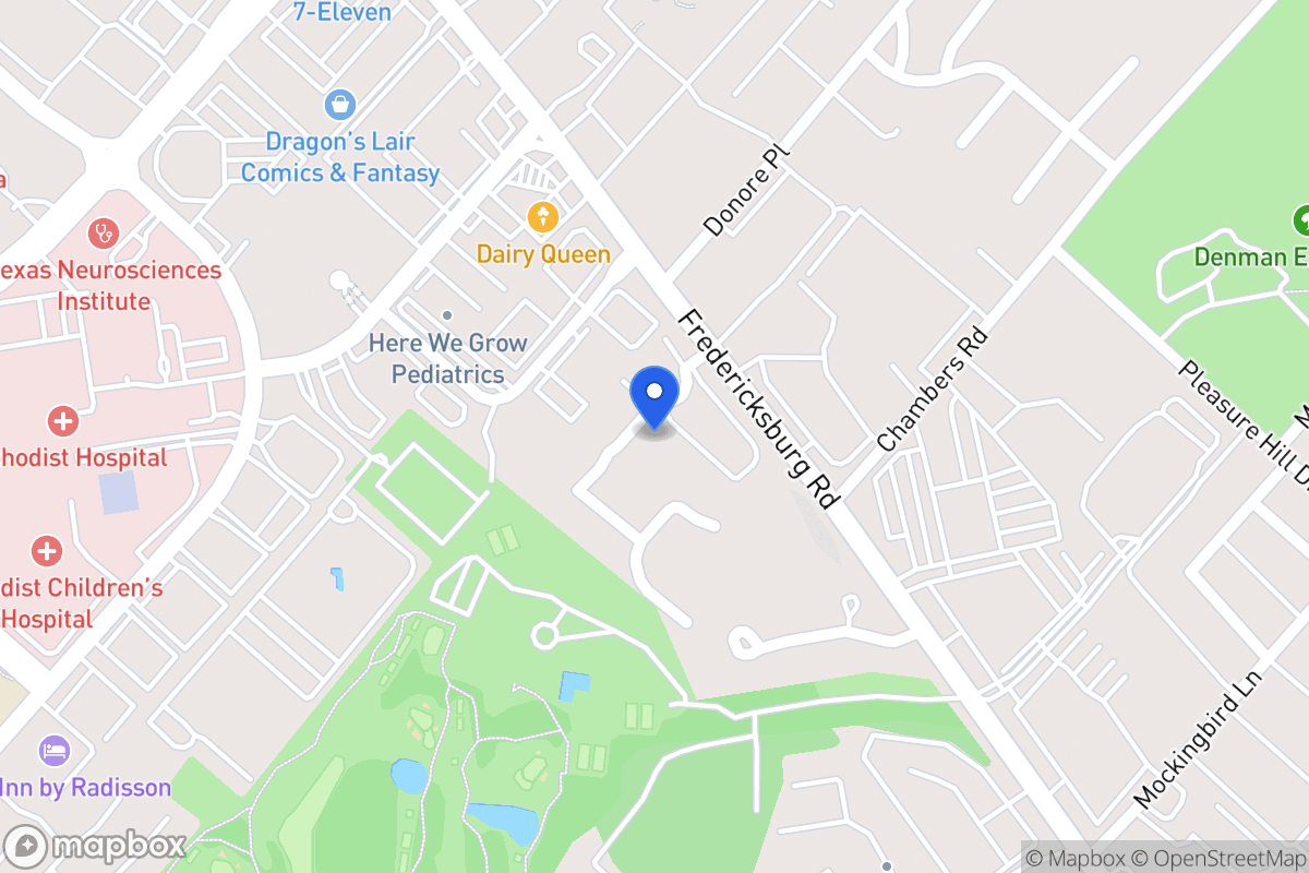 Map of 4118  Cliff Oaks St