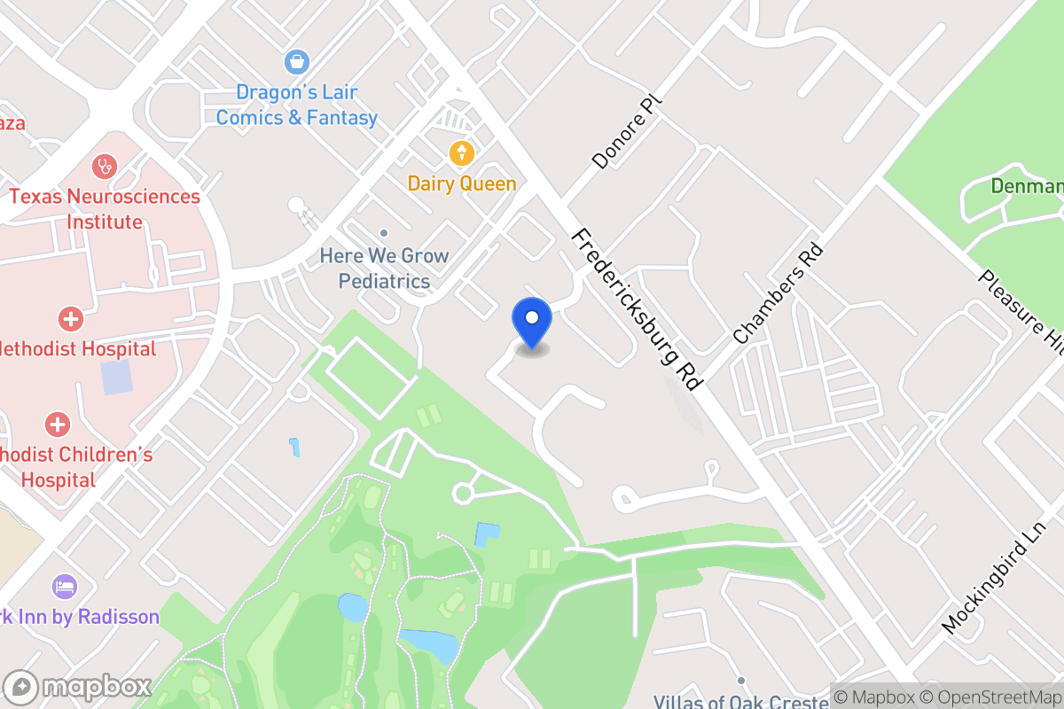 Map of 4126  Cliff Oaks St