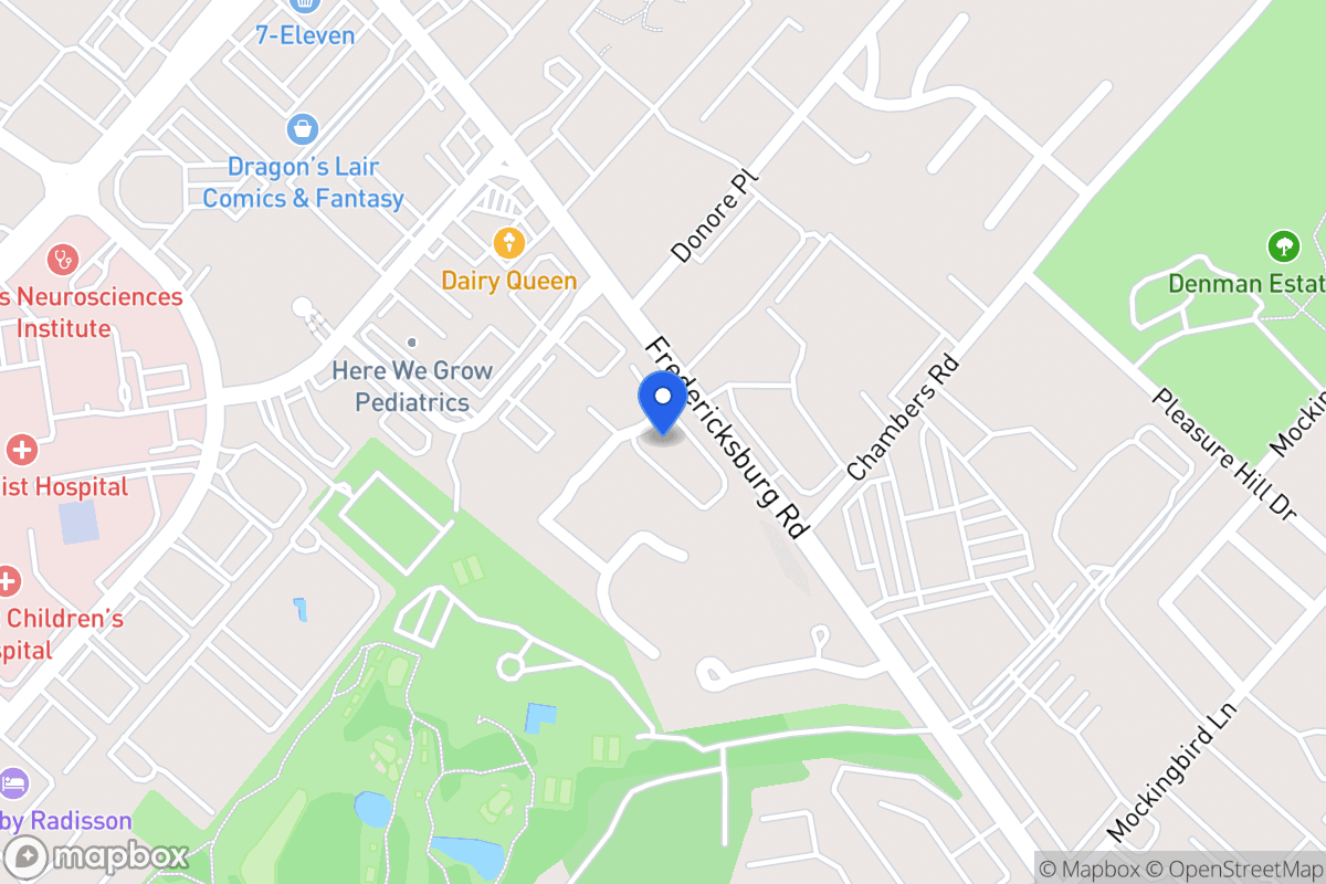 Map of 5545  Fredericksburg Rd
