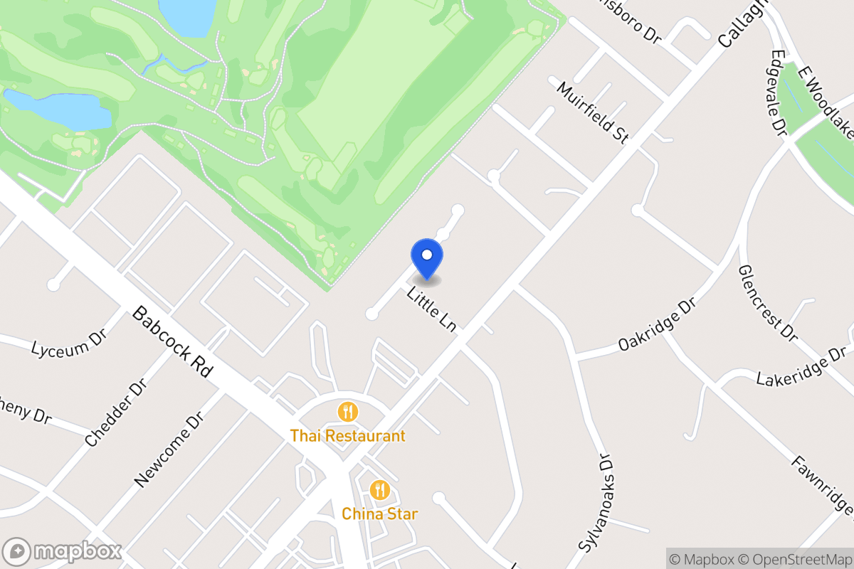 Map of 6818  Rock Rd