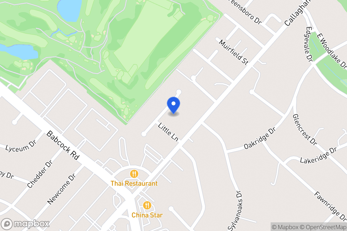 Map of 6826  Rock Rd