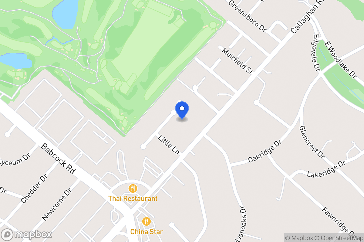 Map of 6842  Rock Rd