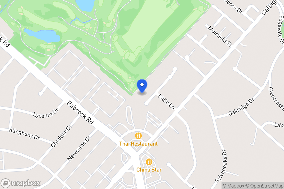 Map of 6805  Rock Rd