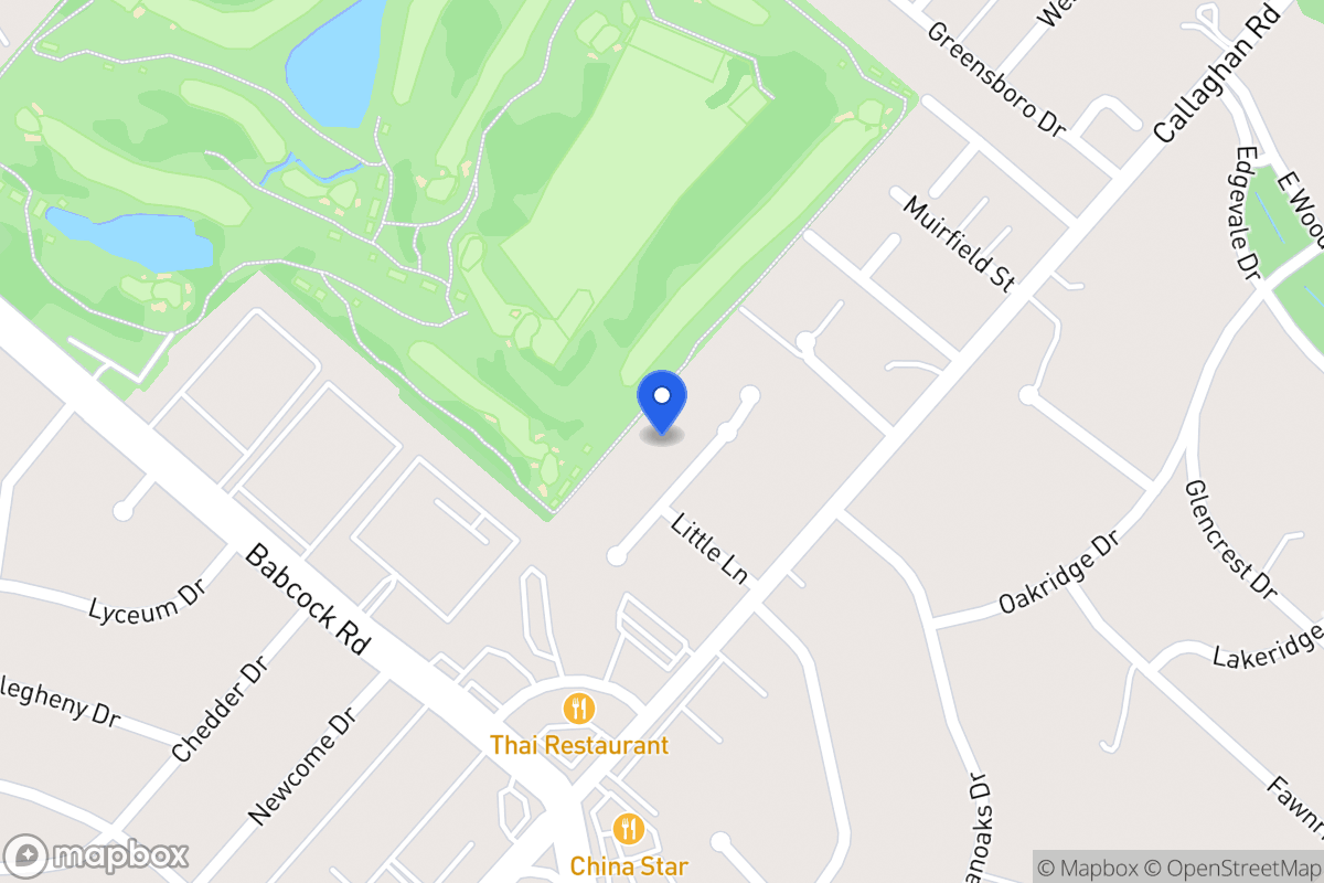 Map of 6827  Rock Rd