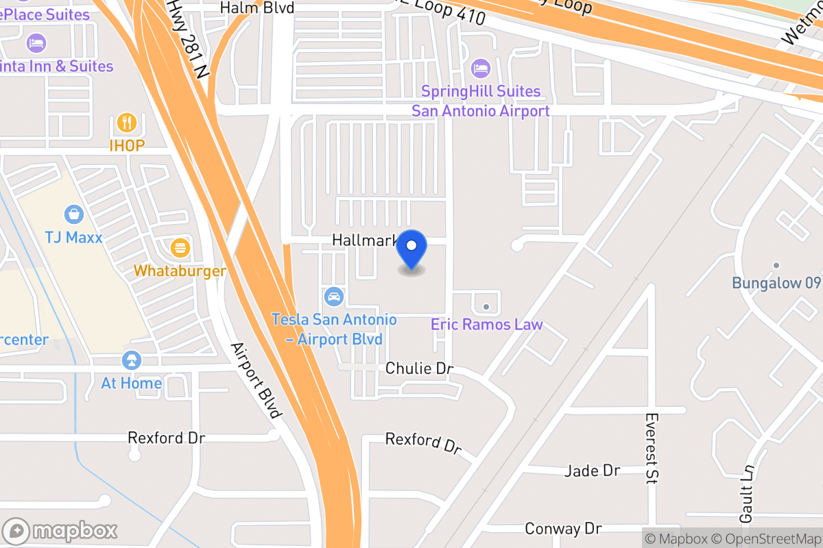 Map of 1222  Hallmark Dr