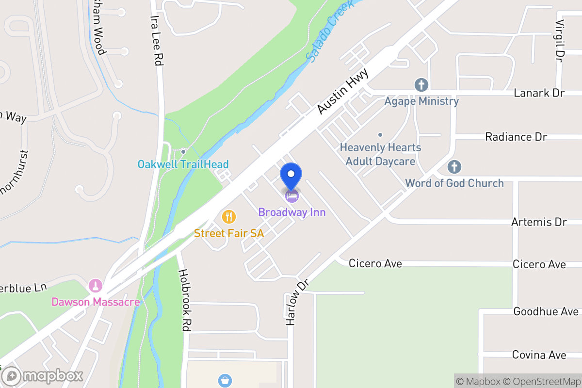 Map of 1970  Austin Hwy