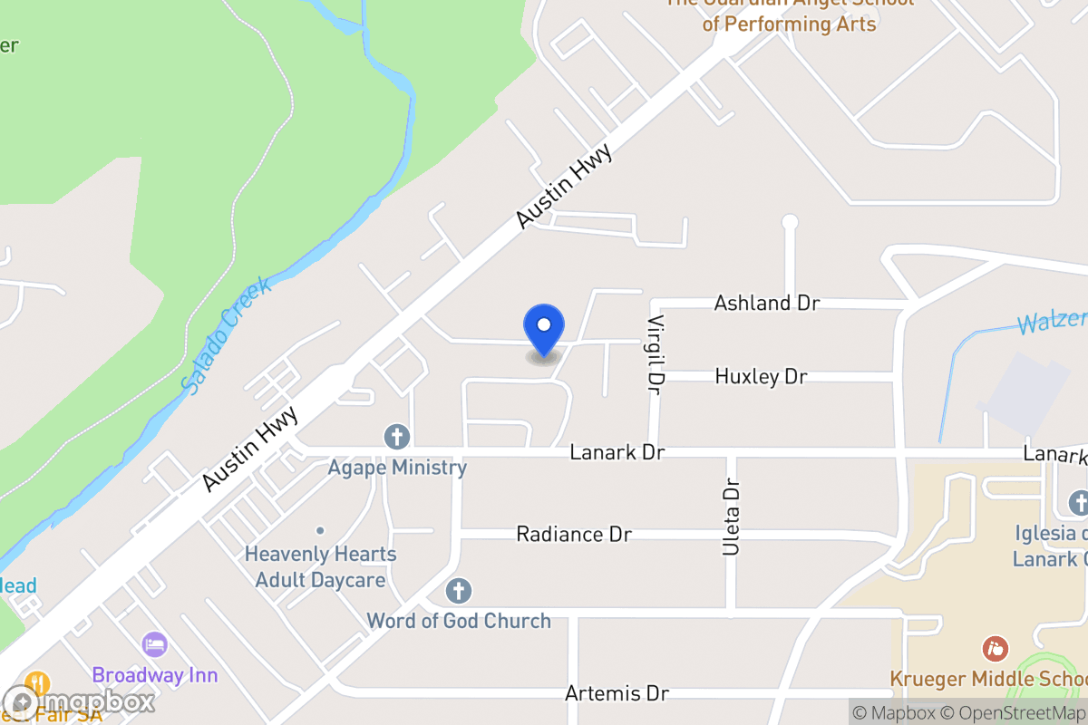 Map of 2160  Austin Hwy