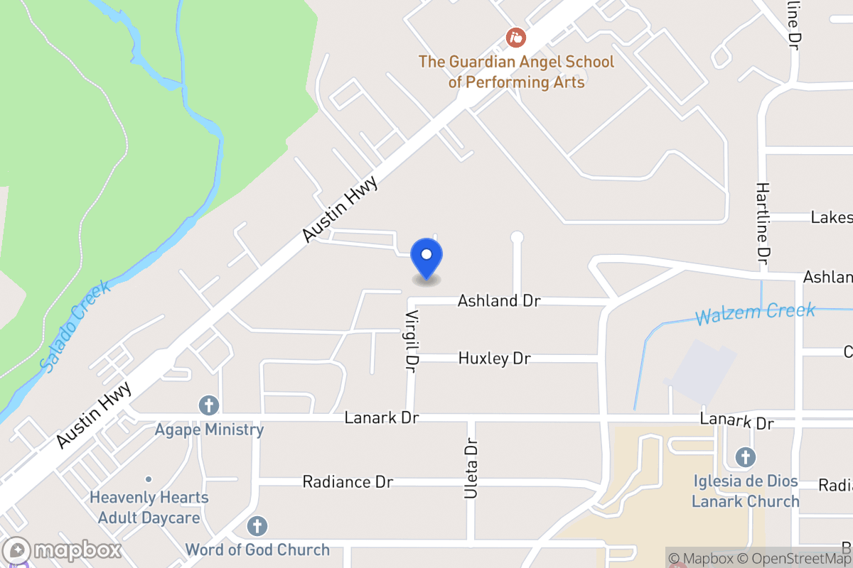 Map of 107  Ashland Dr