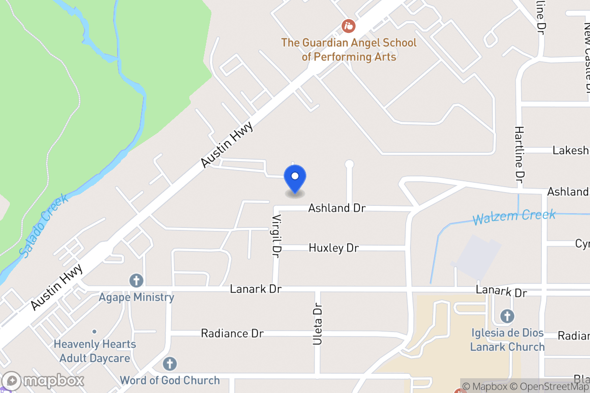 Map of 111  Ashland Dr