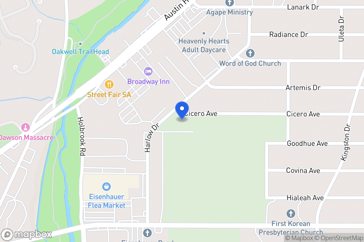 Map of 206  Cicero Dr