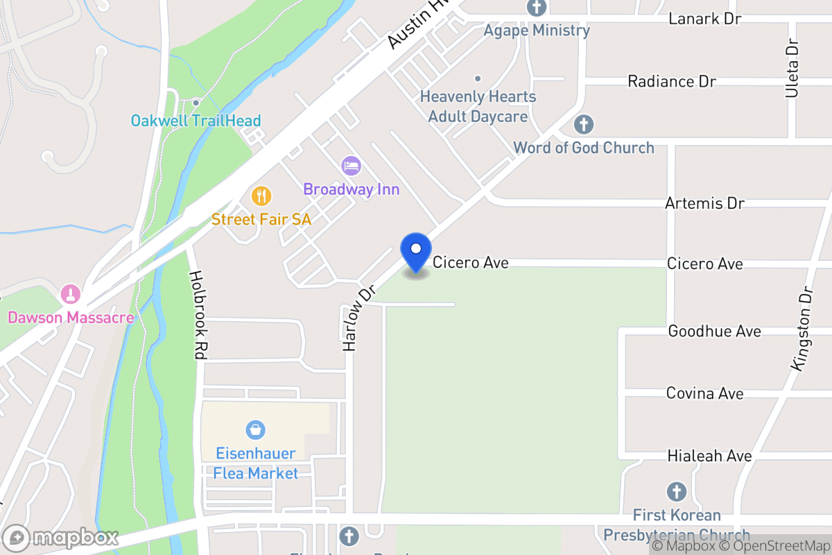 Map of 202  Cicero Dr