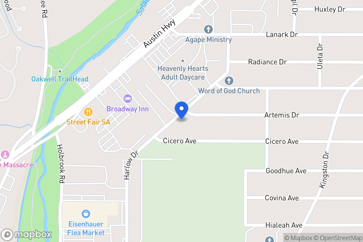 Map of 202  Artemis Dr