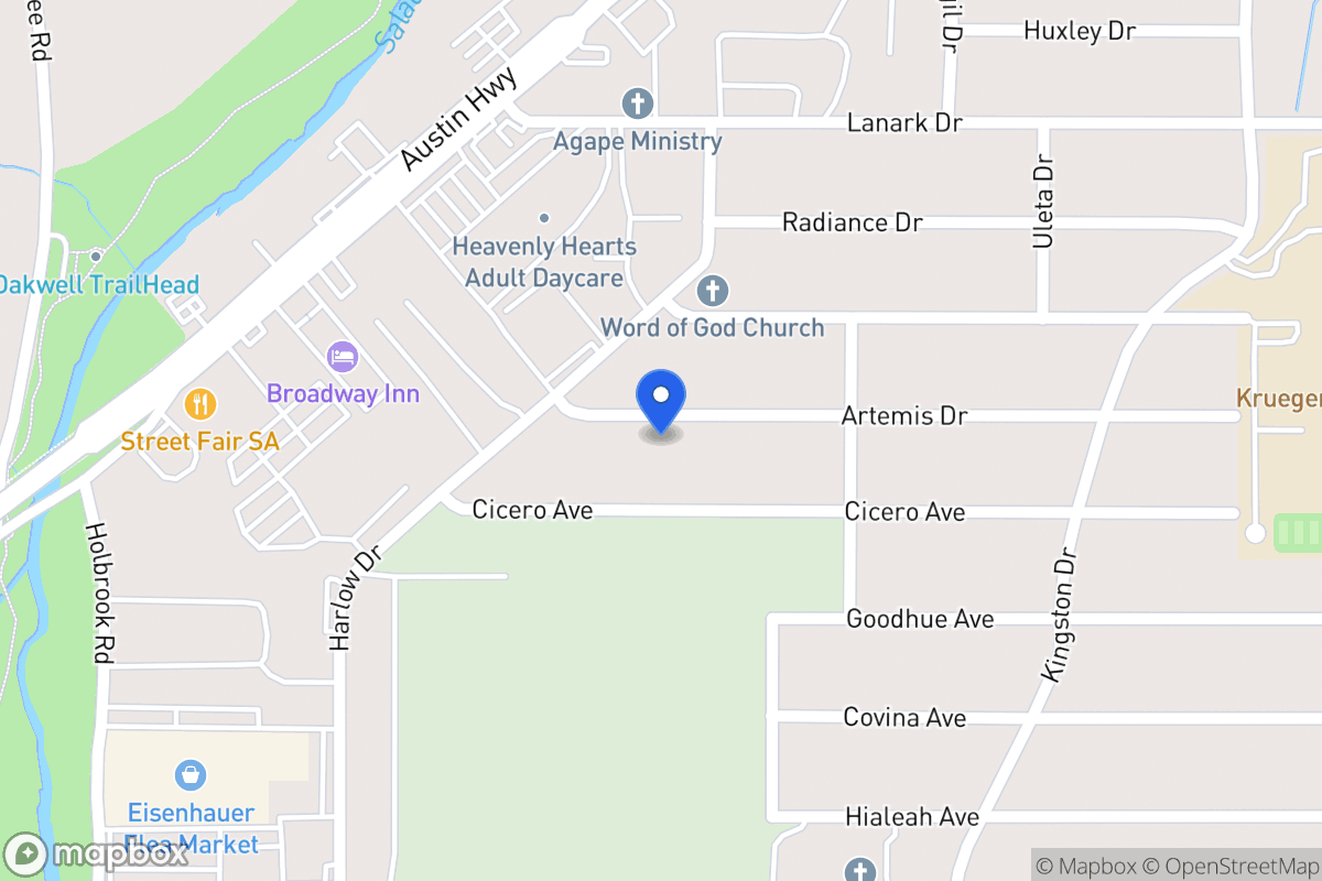 Map of 222  Artemis Dr