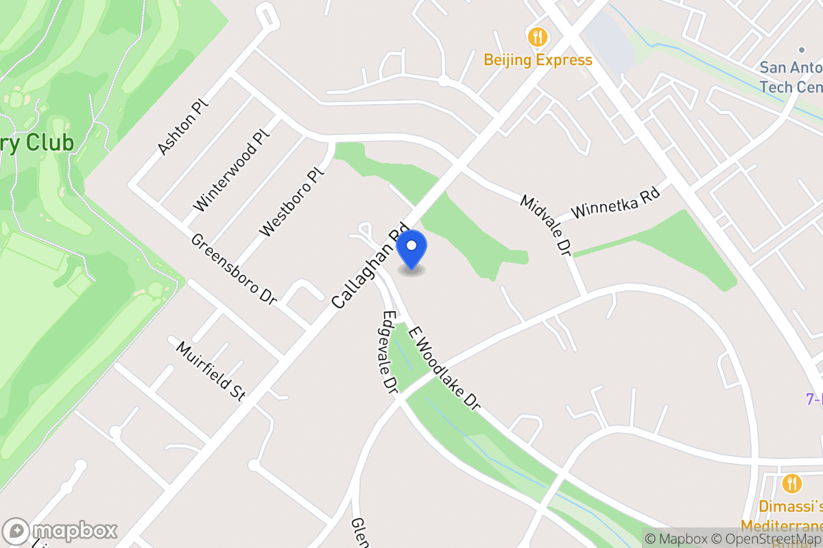 Map of 427 E Woodlake Dr