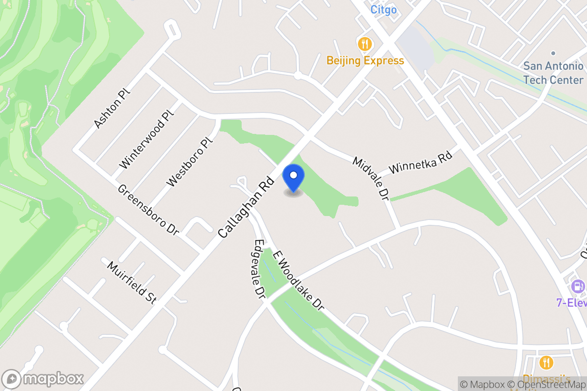 Map of 7214  Callaghan Rd