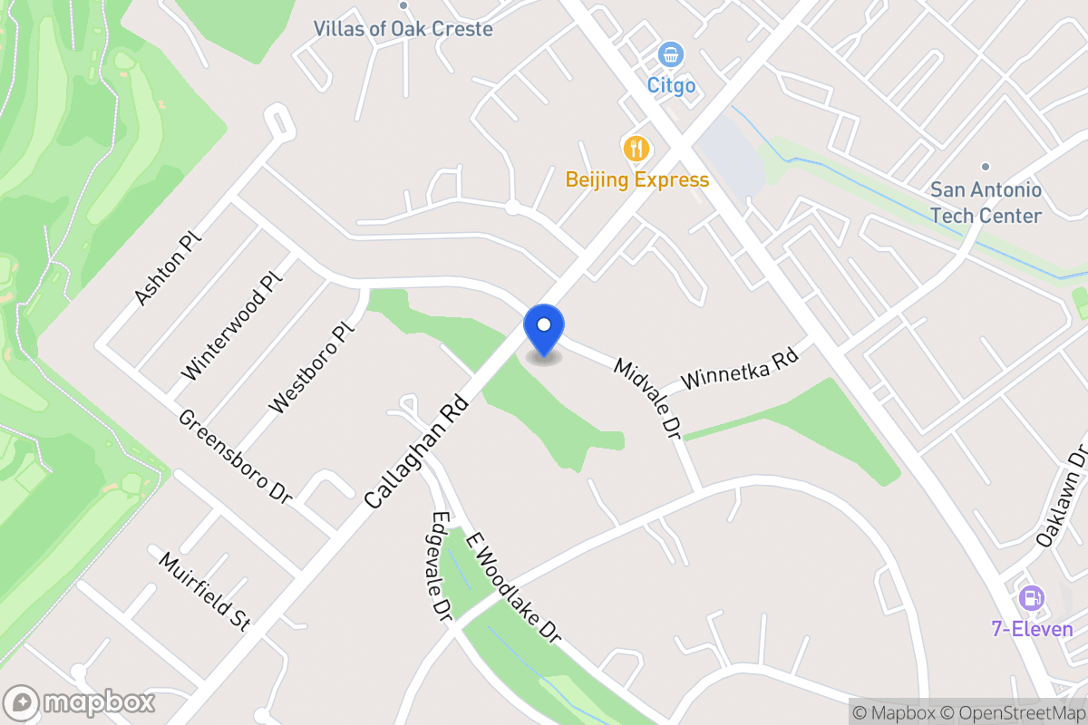 Map of 3918  Midvale Dr