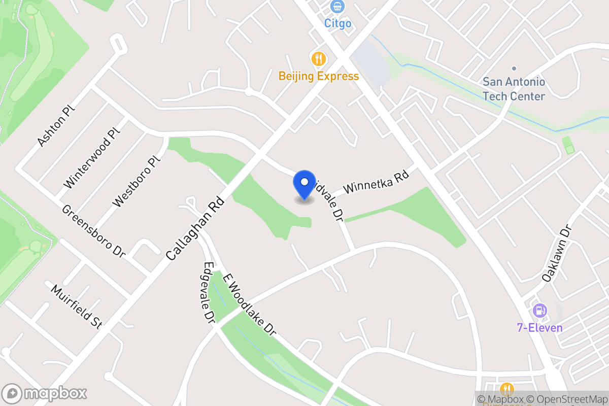 Map of 3910  Midvale Dr