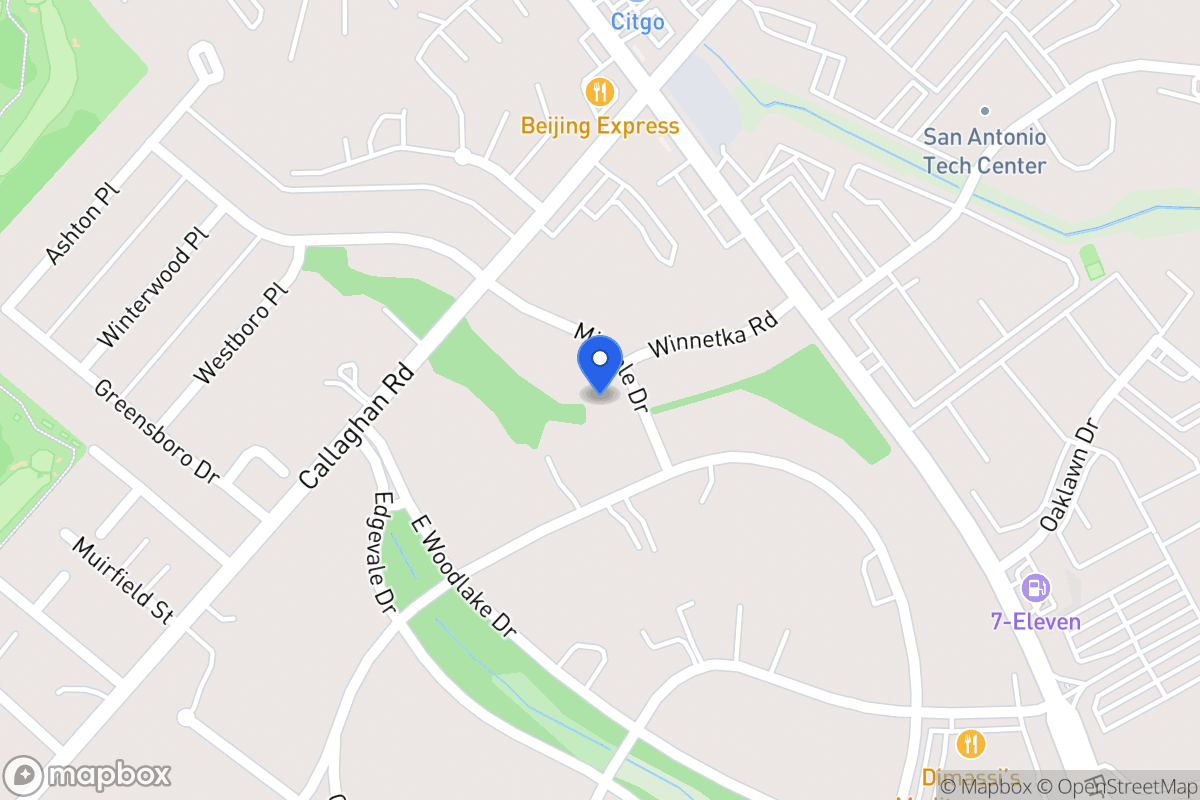 Map of 3906  Midvale Dr