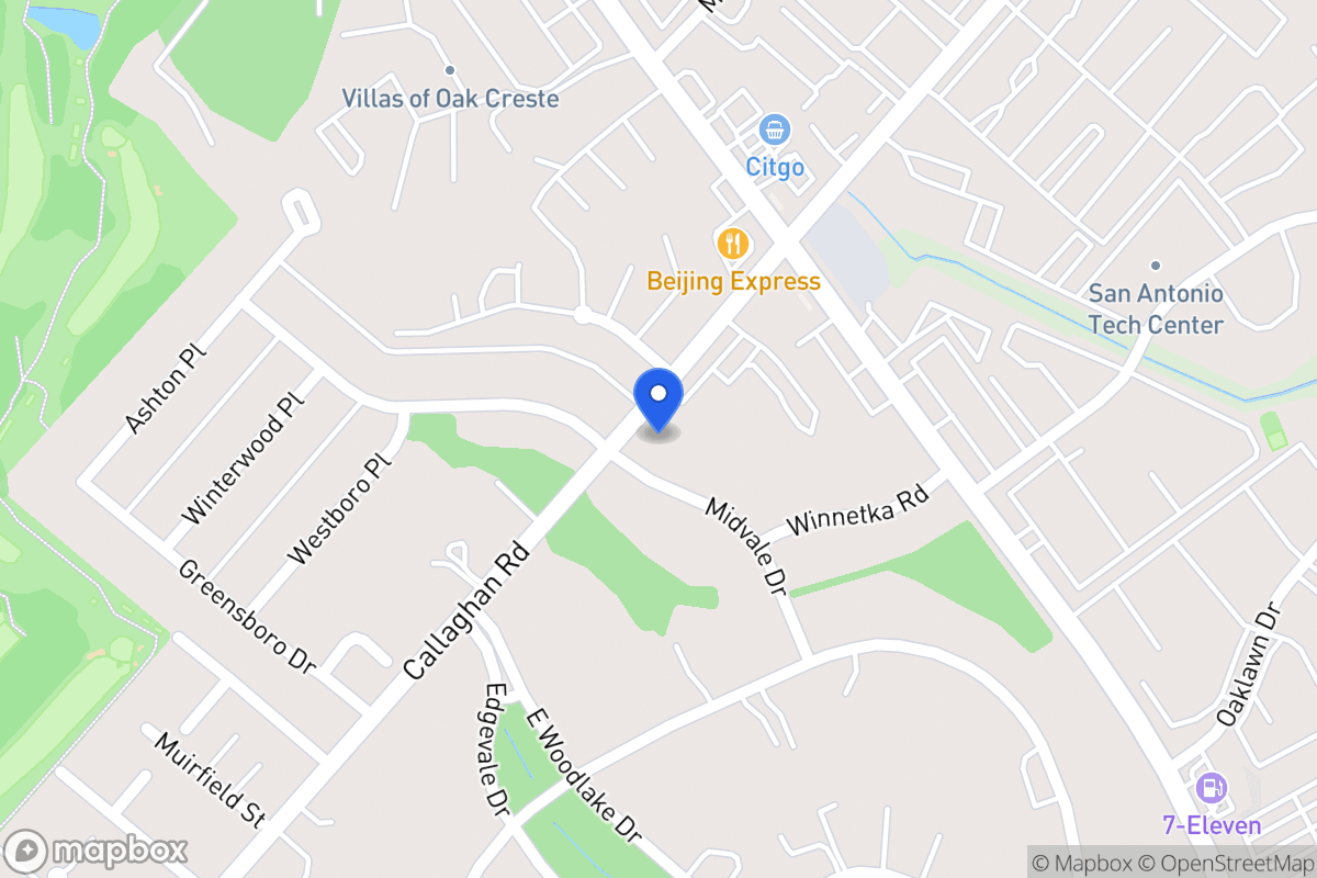 Map of 3923  Midvale Dr