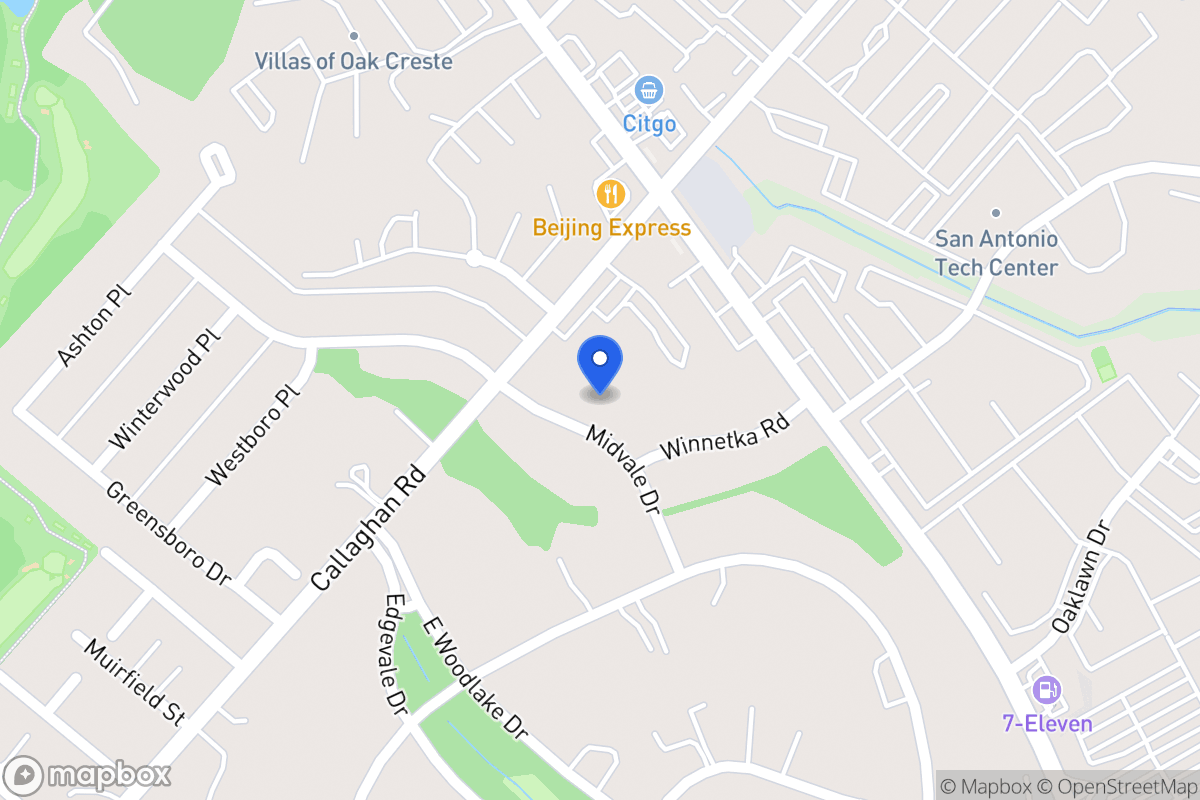 Map of 3915  Midvale Dr