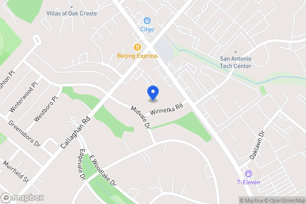 Map of 107  Winnetka Rd