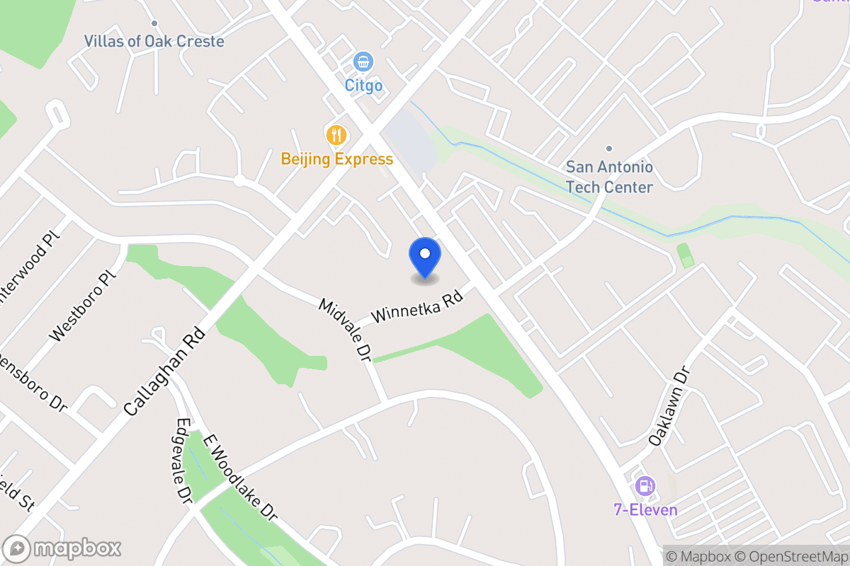 Map of 115  Winnetka Rd