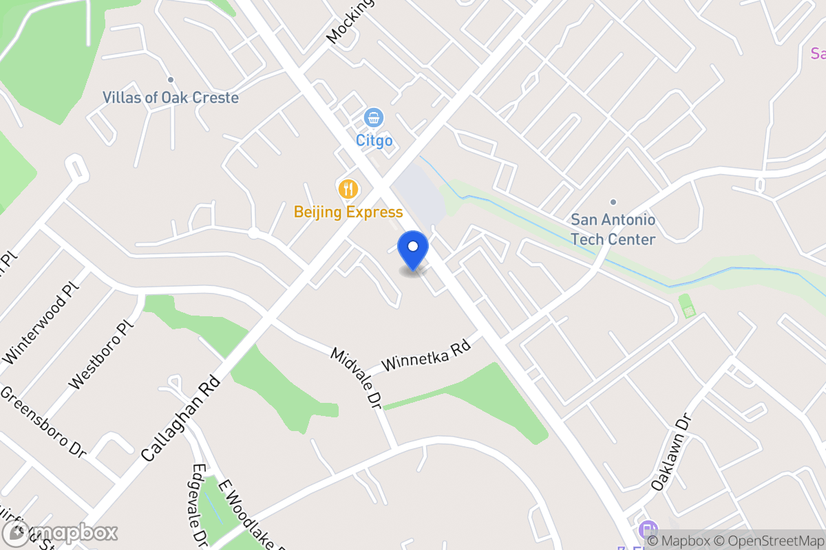 Map of 5133  Fredericksburg Rd