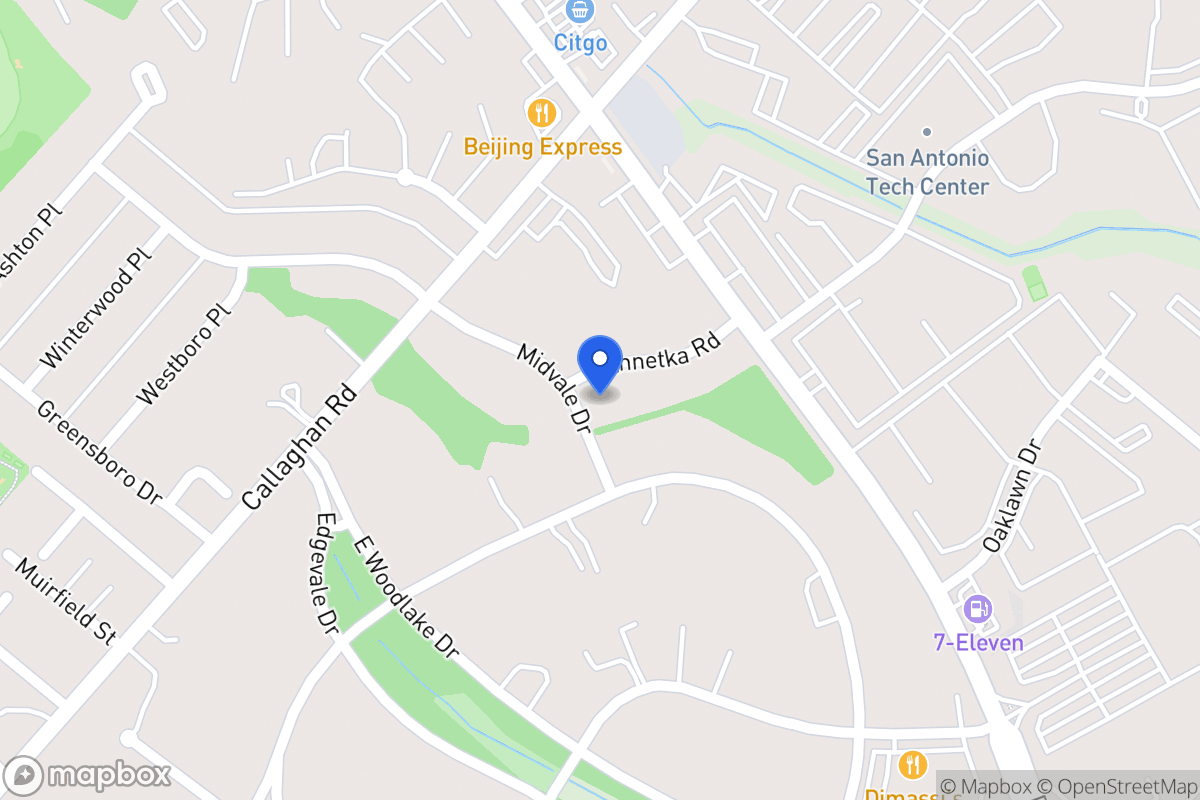 Map of 102  Winnetka Rd