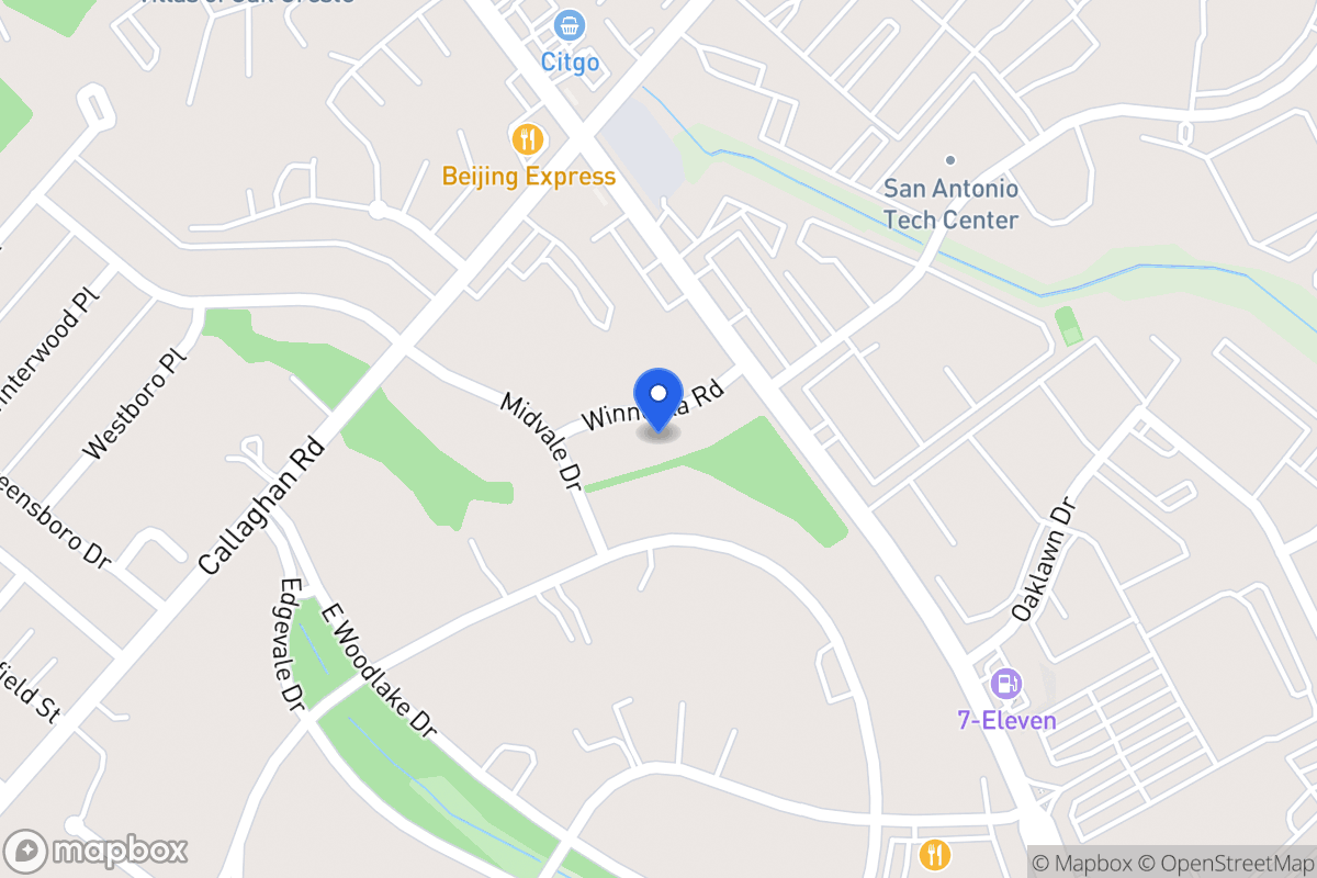 Map of 110  Winnetka Rd