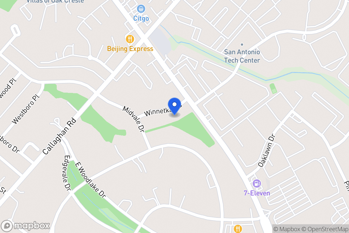 Map of 114  Winnetka Rd