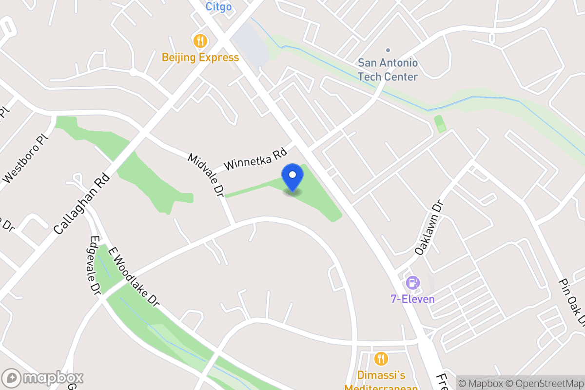 Map of 7127  Oakridge Dr