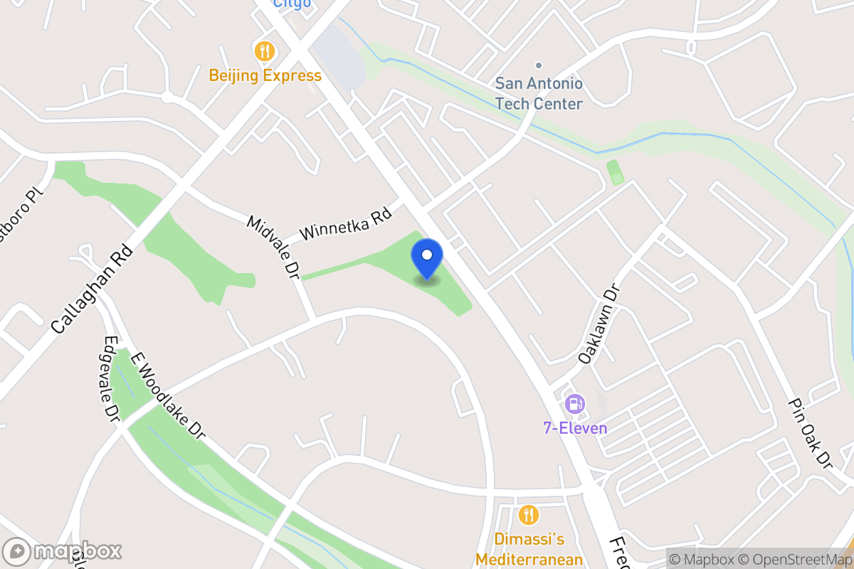 Map of 7131  Oakridge Dr