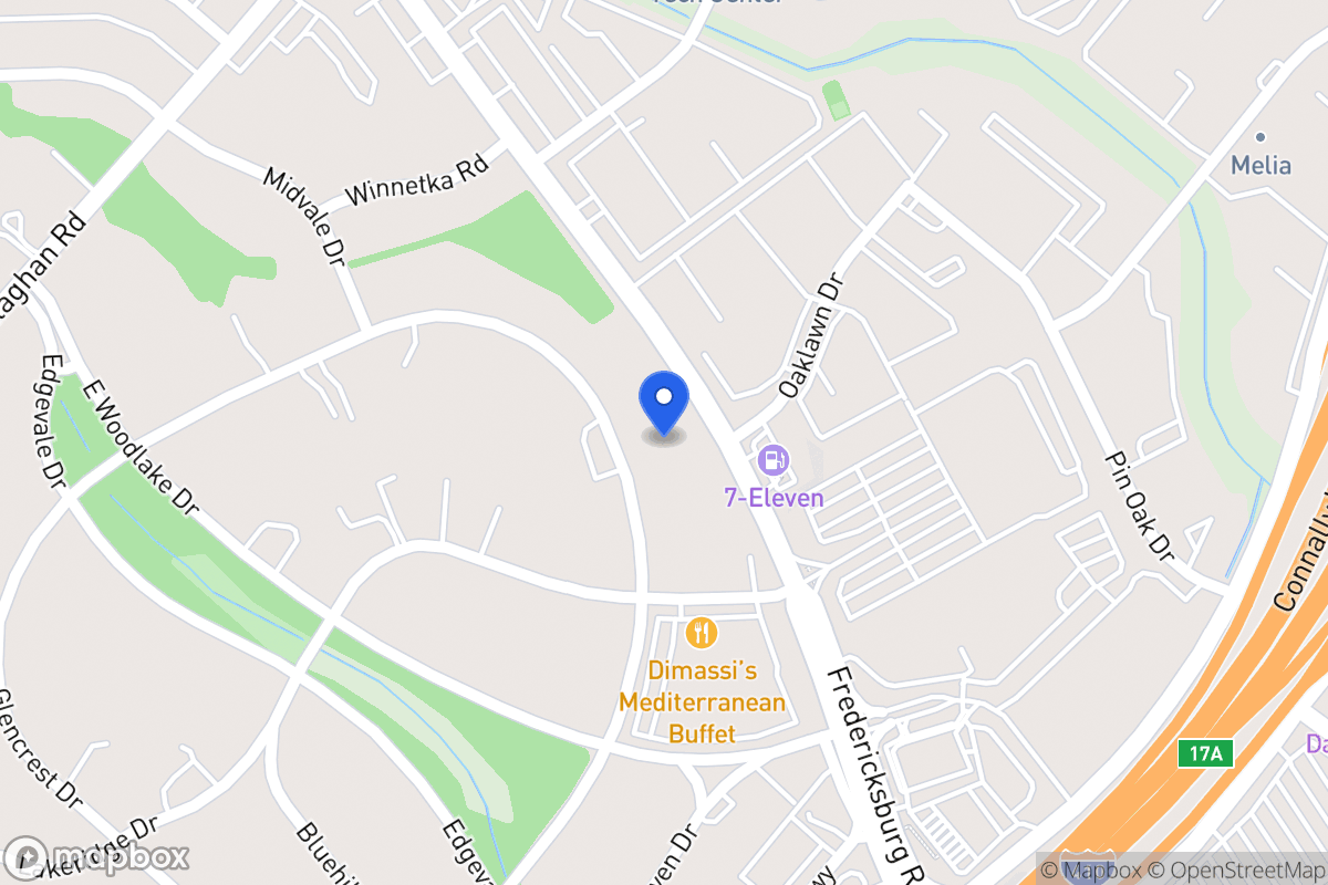 Map of 7151  Oakridge Dr