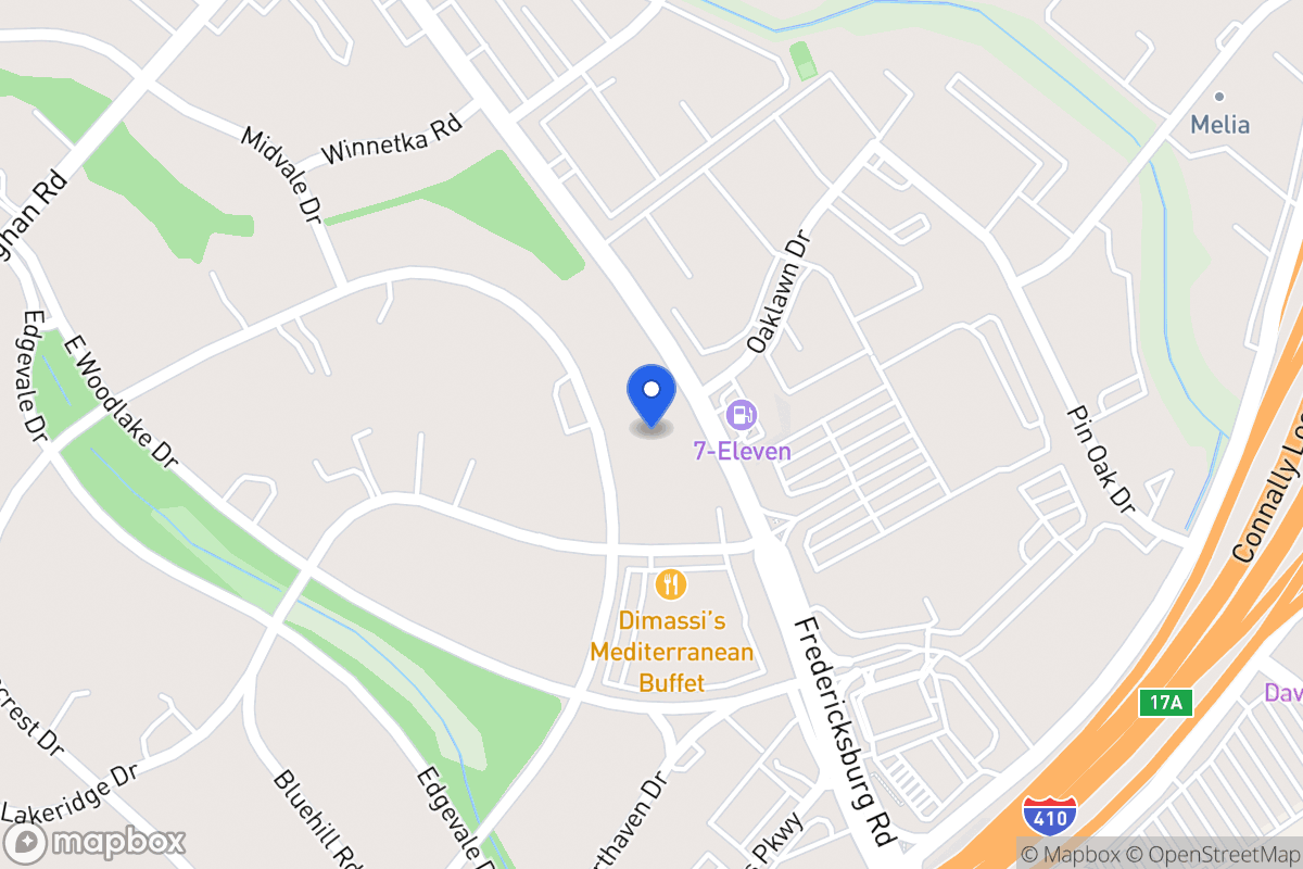 Map of 7155  Oakridge Dr