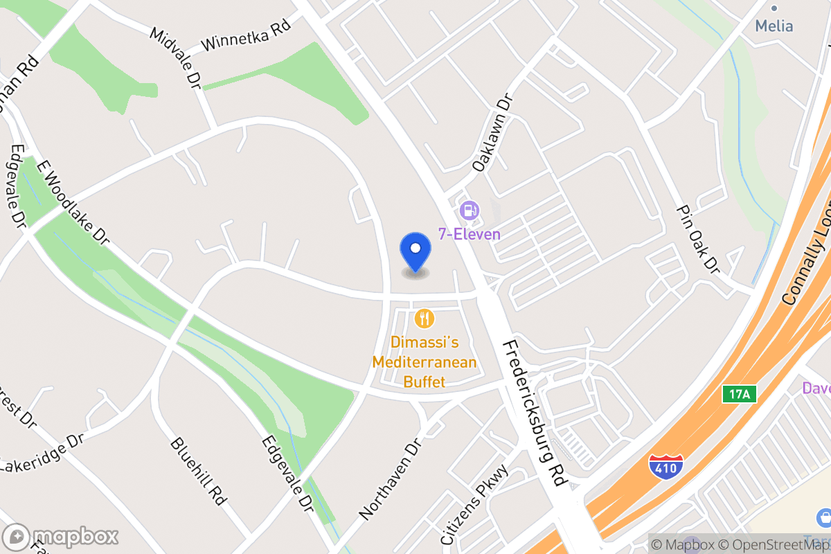 Map of 7163  Oakridge Dr