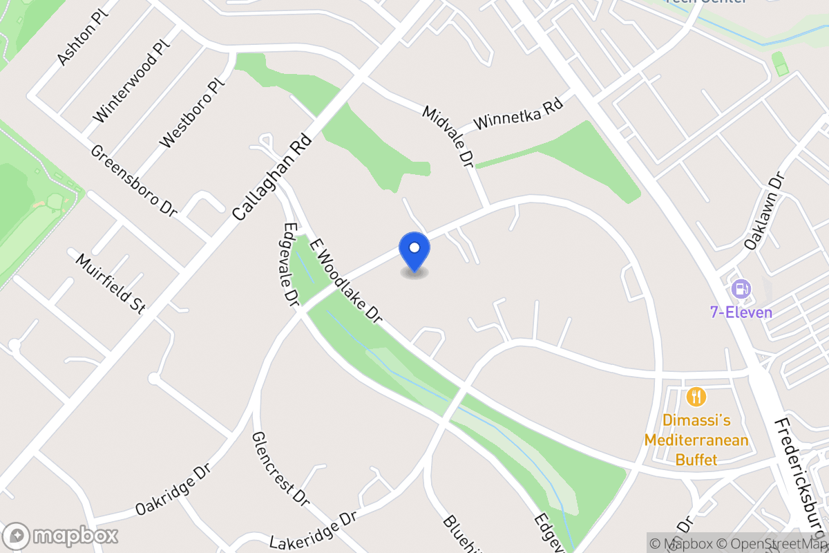 Map of 7014  Oakridge Dr
