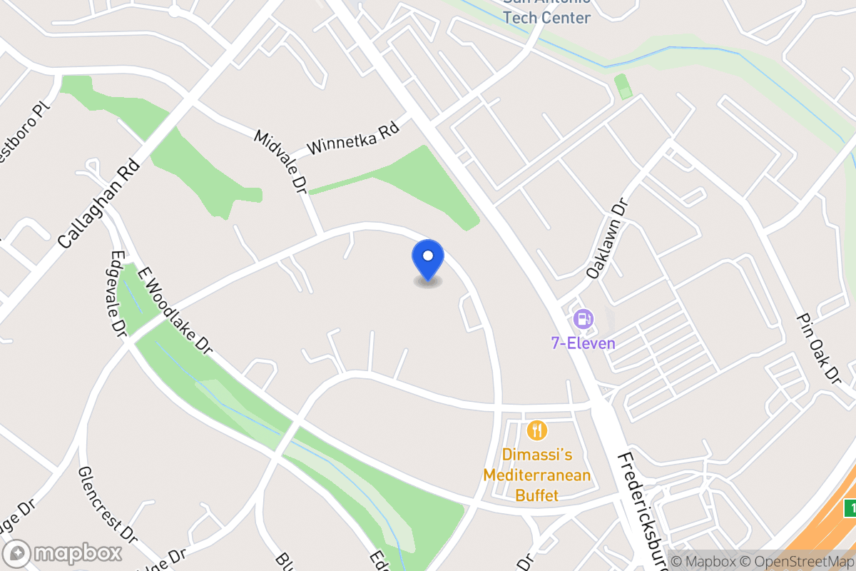 Map of 7142  Oakridge Dr