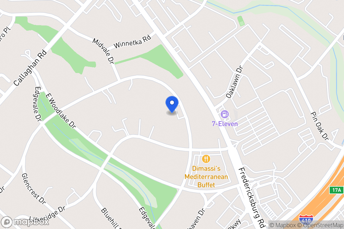 Map of 7150  Oakridge Dr