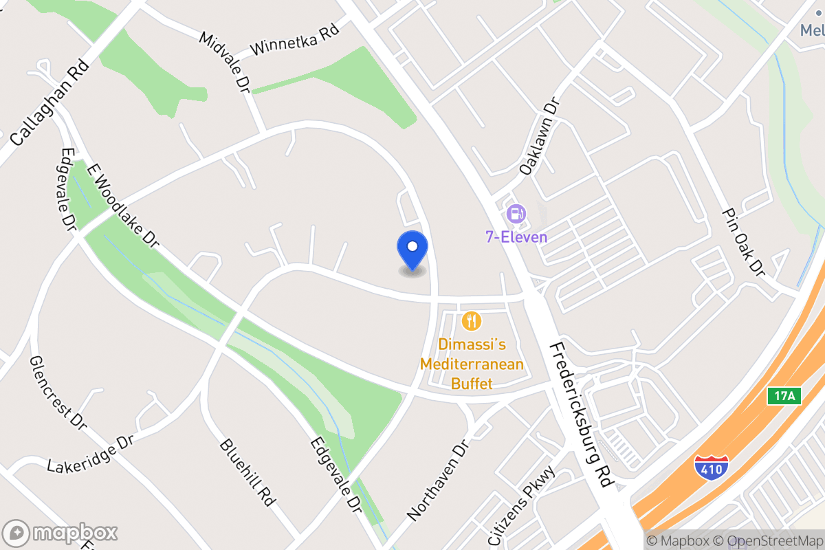 Map of 7162  Oakridge Dr