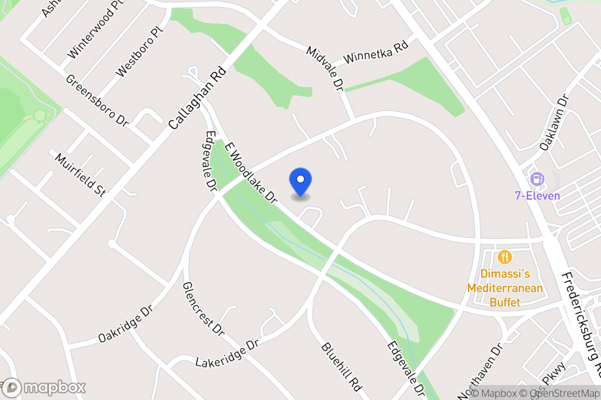 Map of 311 E Woodlake Dr