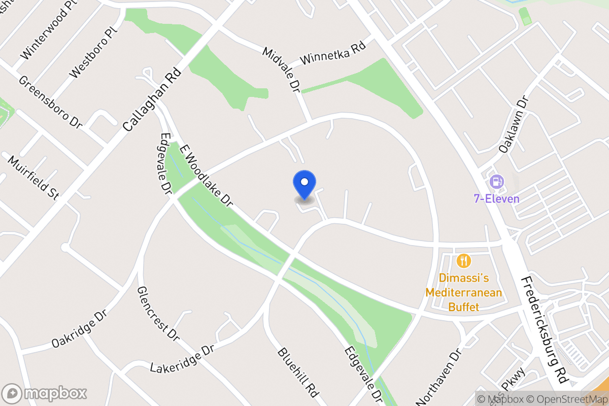Map of 307  Lakeridge Dr