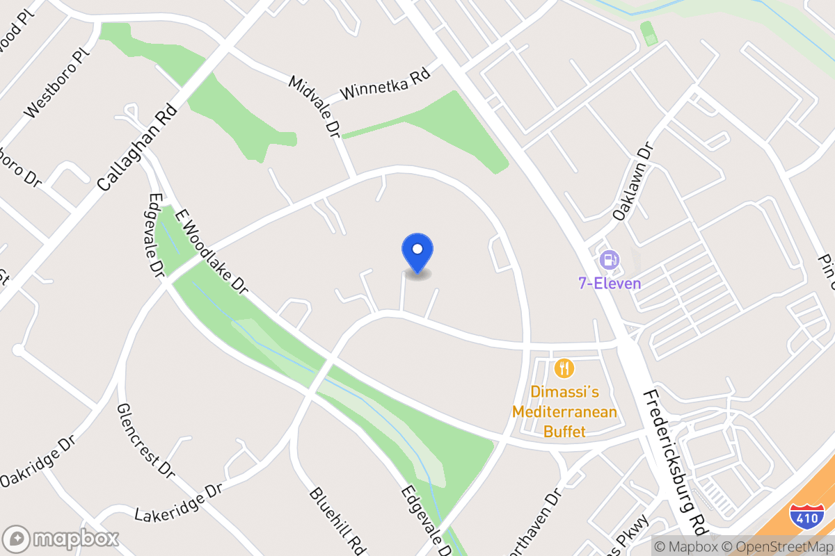 Map of 315  Lakeridge Dr