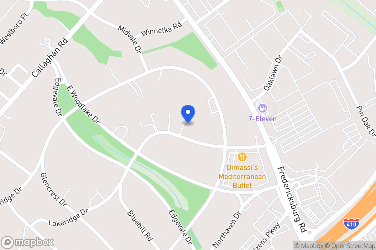 Map of 319  Lakeridge Dr