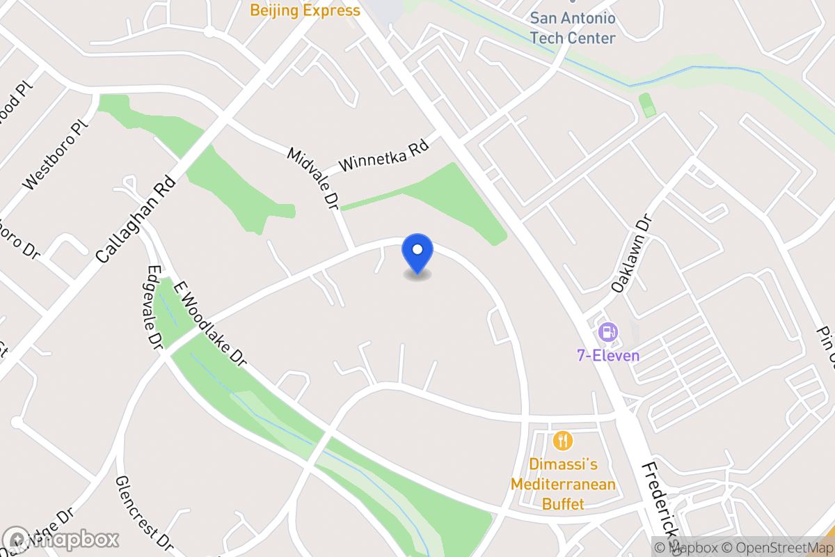 Map of 7126  Oakridge Dr