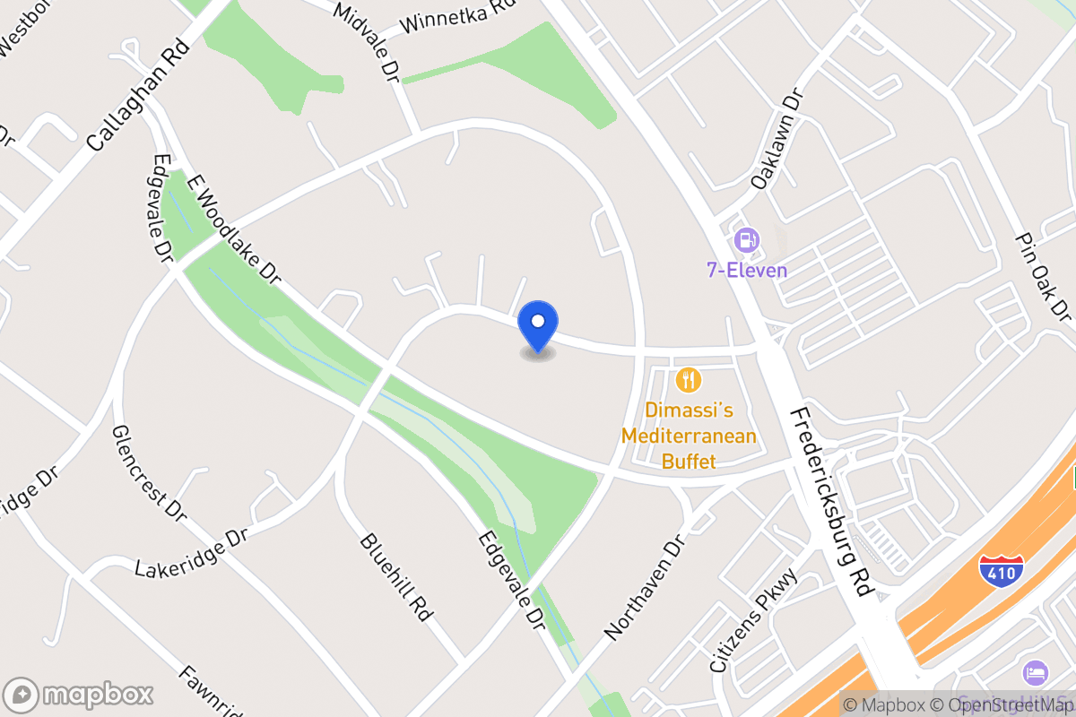 Map of 318  Lakeridge Dr