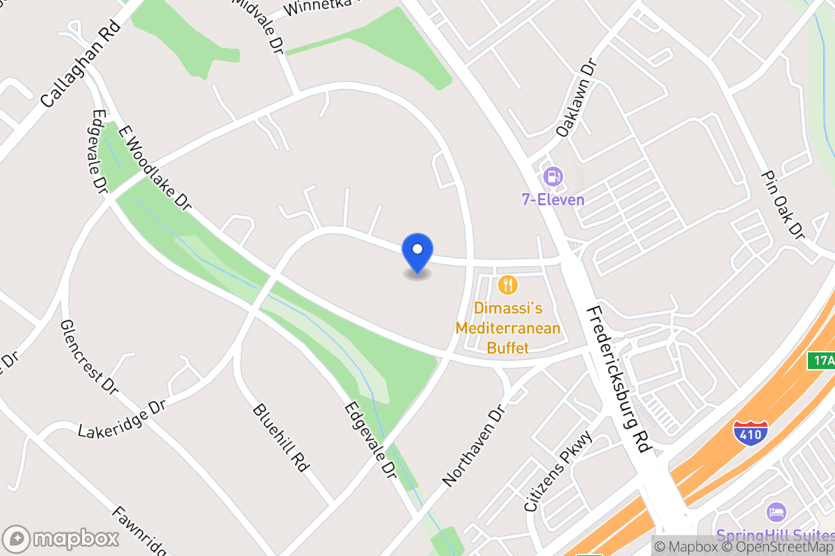 Map of 322  Lakeridge Dr