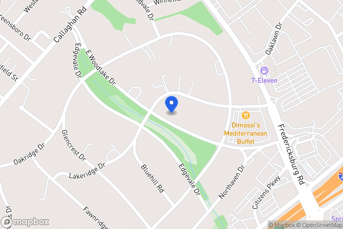 Map of 227 E Woodlake Dr