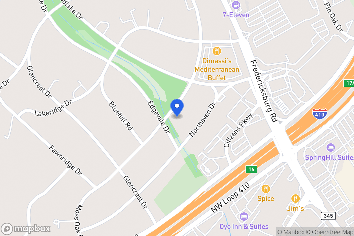 Map of 6806  Moss Oak Dr