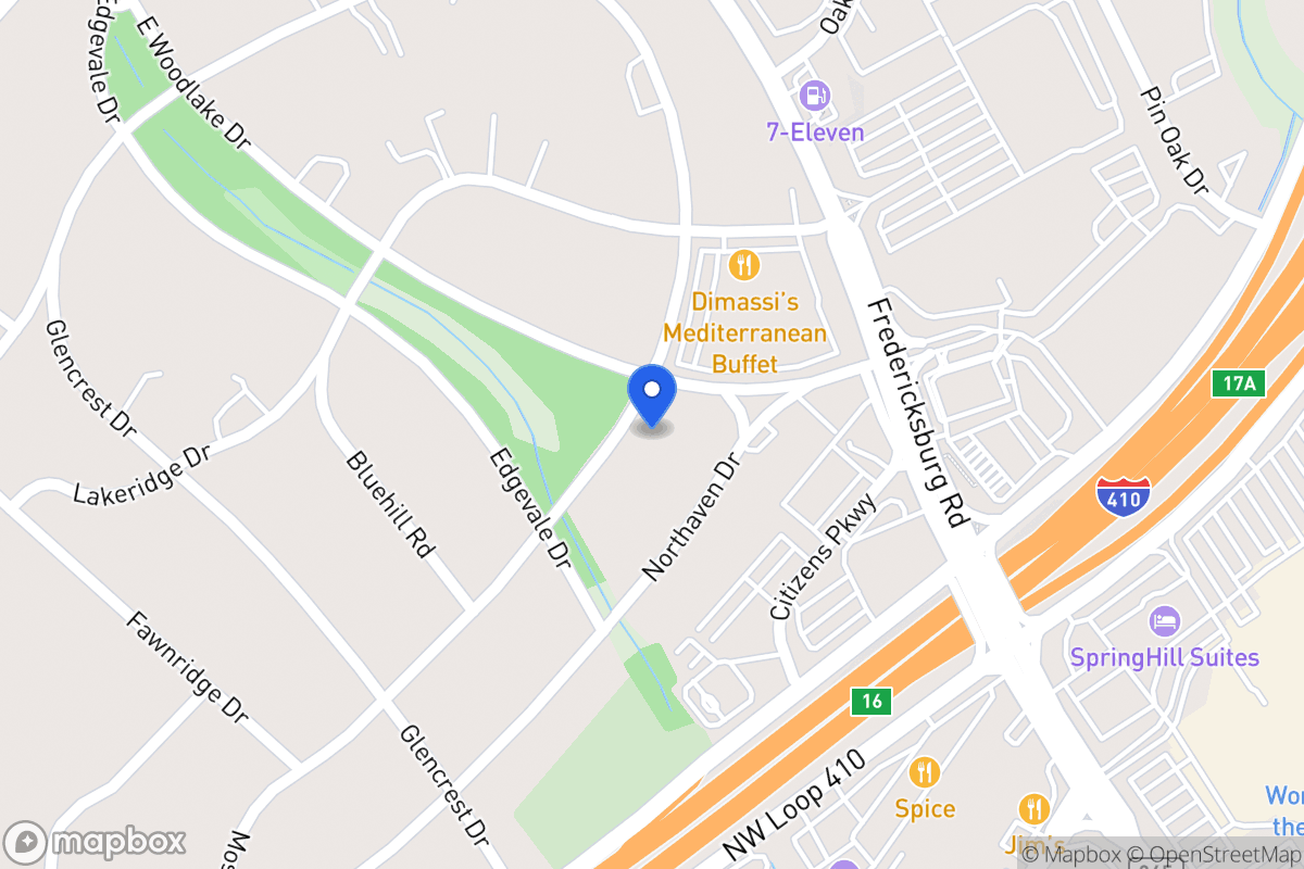 Map of 6818  Moss Oak Dr